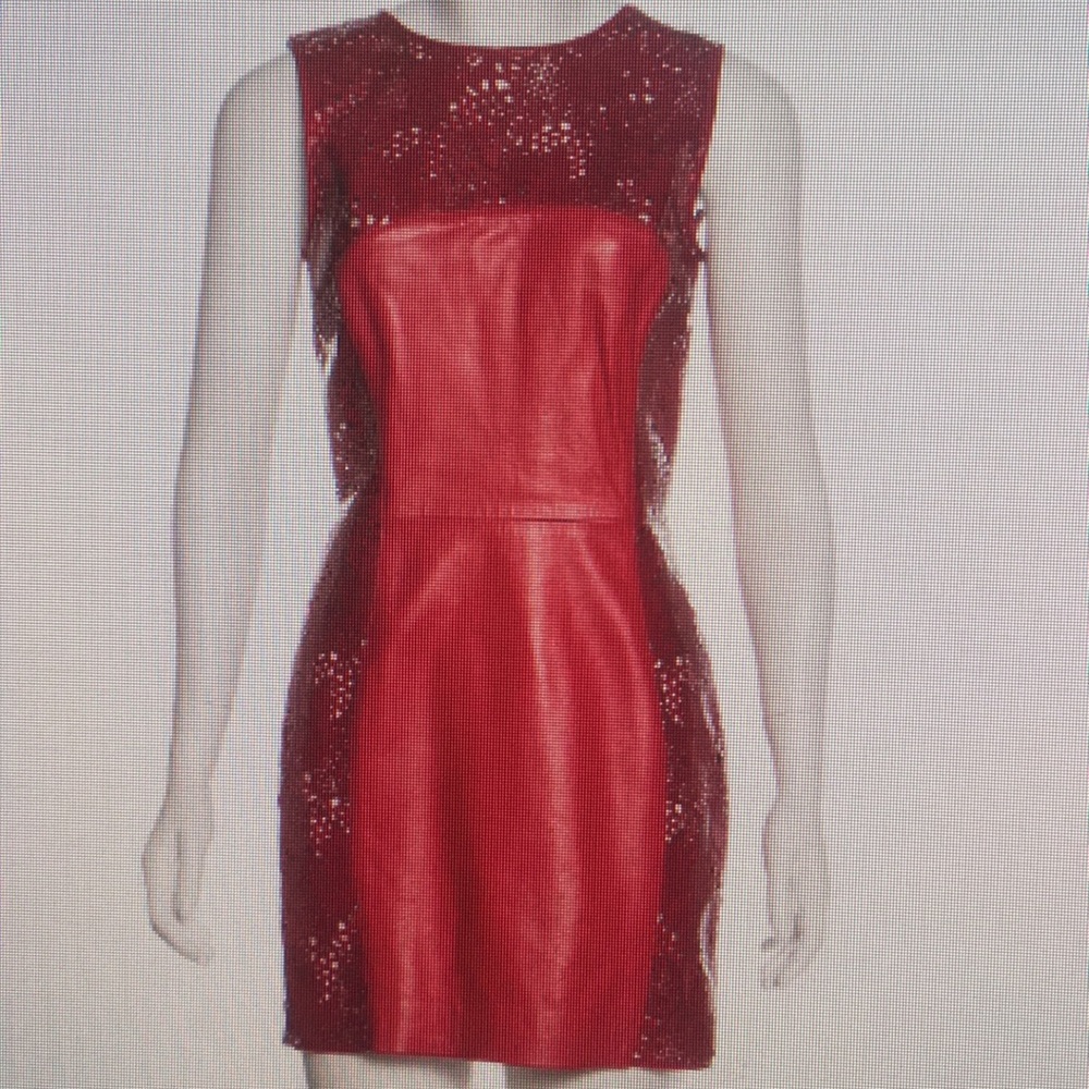 Versace leather dress